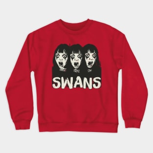 Swans ∆ Original Punkstyle Fan Design Crewneck Sweatshirt